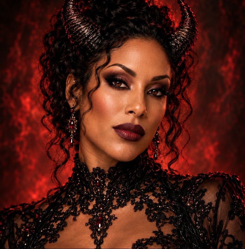 Crimson Fantasy makeup design